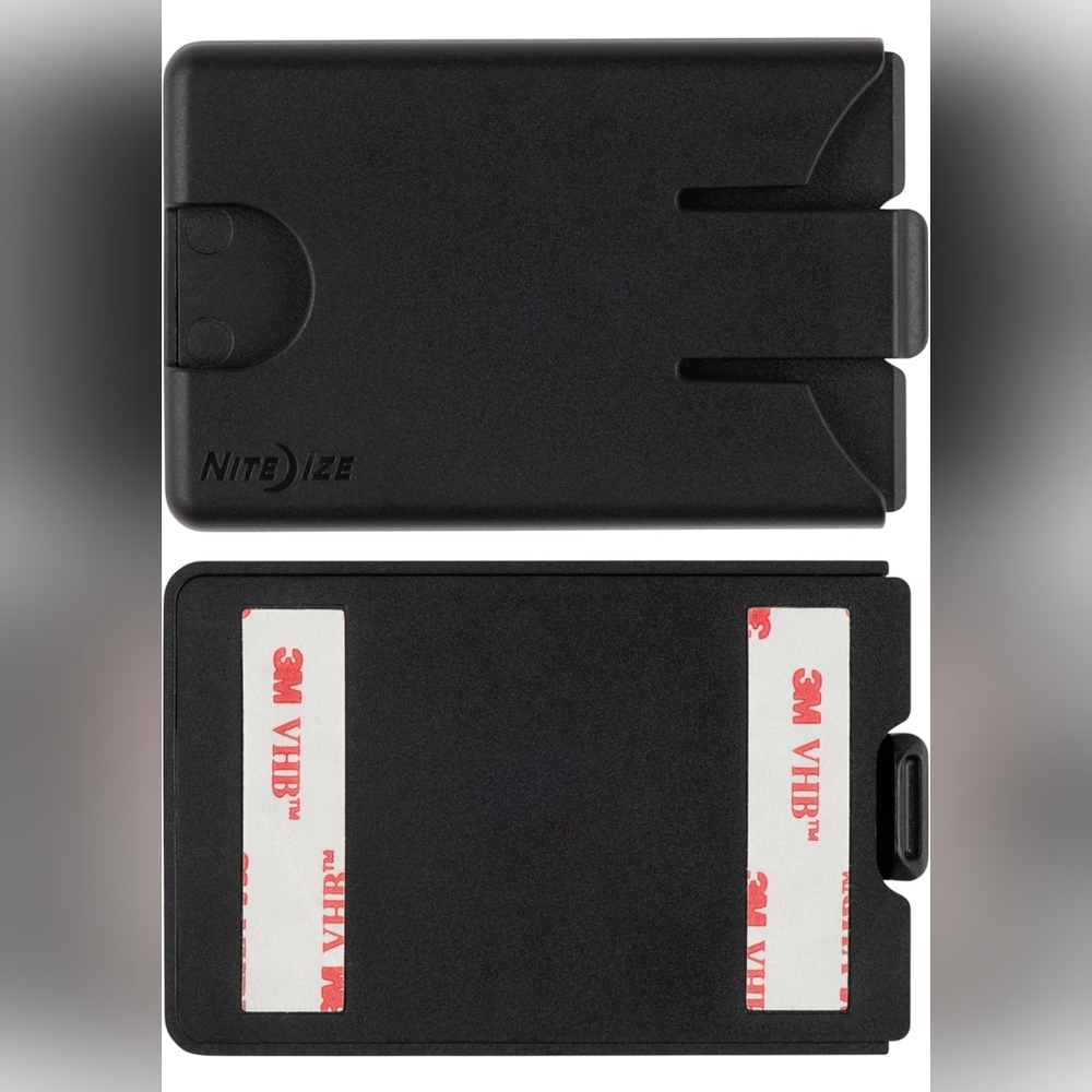 Black Phone Wallet Cash & Card Holder - Picture 3 of 4